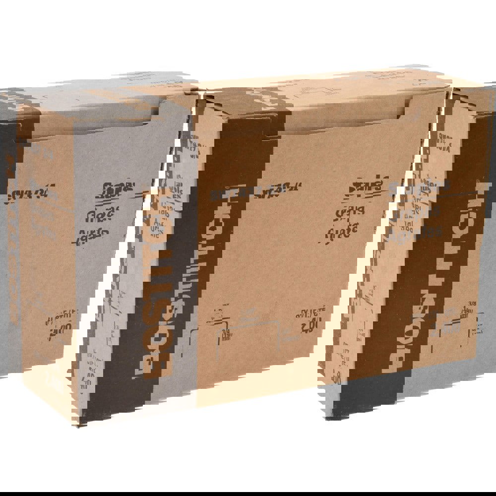 Steel Crown Staple: Flat Style, 0.75